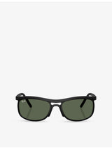 selfridges Ray-Ban RB4452 Liteforce Square-Frame Peek Sunglasses- Buy online at McGrocer