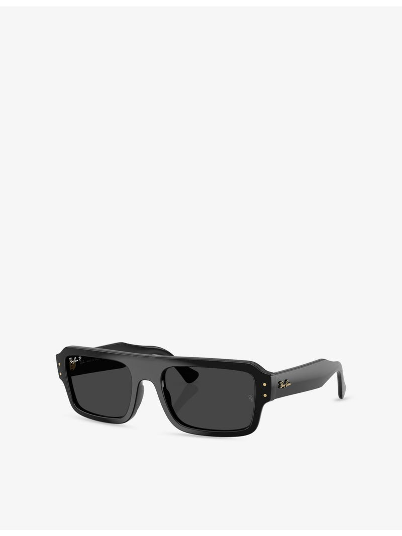 Ray-Ban sunglasses RB4454 Lukas rectangle frame acetate, UK version
