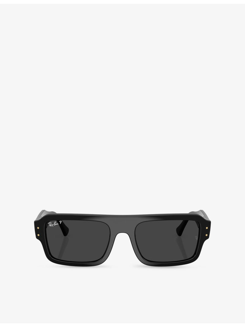Ray-Ban sunglasses RB4454 Lukas rectangle frame acetate, UK version