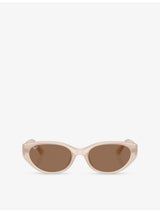 selfridges Ray-Ban RB4457D Pillow-Shape Injected Sunglasses- Buy online at McGrocer