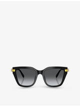 selfridges Swarovski SK6041 Irregular Acetate Sunglasses- Buy online at McGrocer