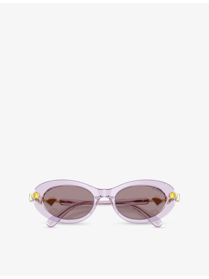 Swarovski sunglasses SK6042 oval frame, UK version