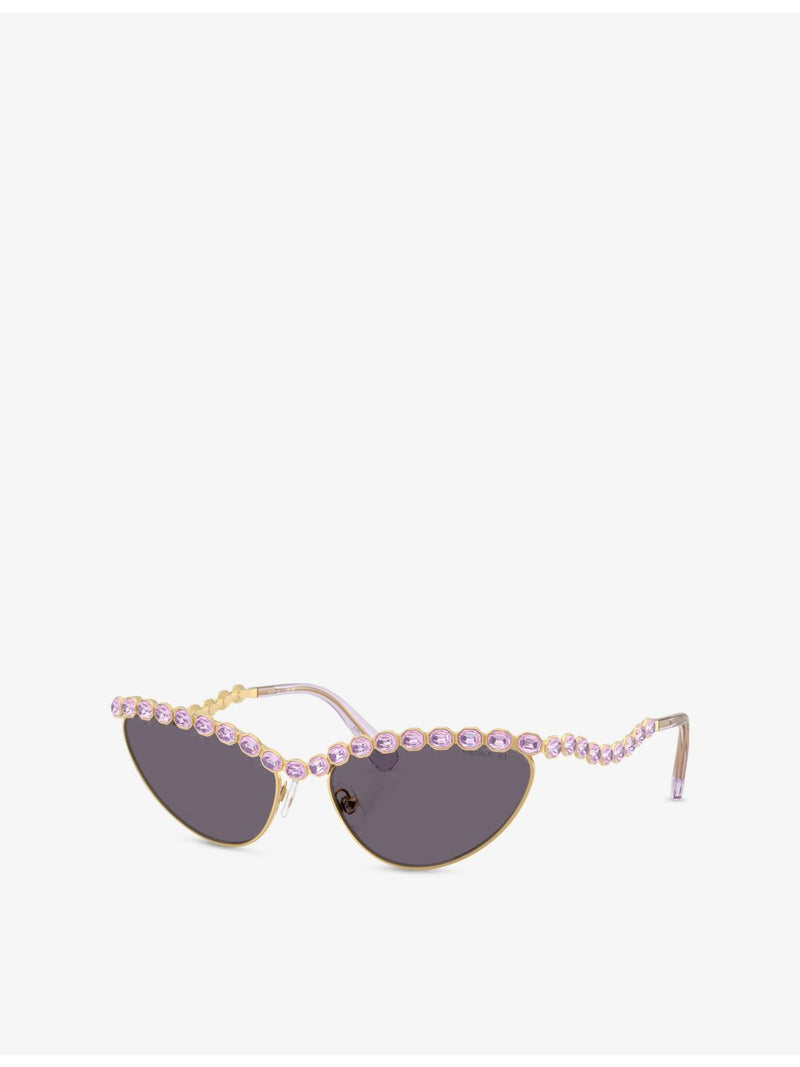 Swarovski cat-eye sunglasses SK7030, imported from the UK