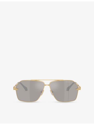 selfridges Versace VE2284 Irregular-Frame Metal Sunglasses- Buy online at McGrocer
