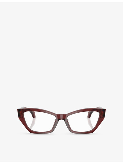 selfridges Versace Cat-Eye Acetate Optical Glasses- Buy online at McGrocer