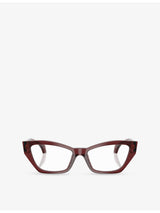 selfridges Versace Cat-Eye Acetate Optical Glasses- Buy online at McGrocer
