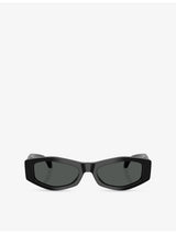 selfridges Versace VE4487 Rectangle-Frame Acetate Sunglasses Lens Width 5.4cm- Buy online at McGrocer