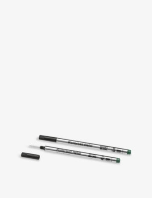 Montblanc rollerball pen refills Irish Green set of two, UK version