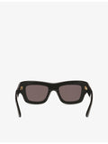 Bottega Veneta BV1357S acetate sunglasses rectangle frame, UK version