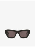 Bottega Veneta BV1357S acetate sunglasses rectangle frame, UK version