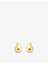 selfridges Thomas Sabo Small Organic Drop-Shape 18ct Yellow-Gold Plated 925 Sterling Silver Stud Earrings- Buy online at McGrocer