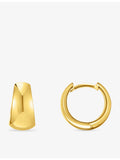 Thomas Sabo 18ct gold-plated silver hoop earrings 12mm, UK version