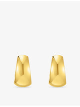 selfridges Thomas Sabo Trapezoidal Chunky 18ct Yellow Gold-Plated 925 Sterling Silver Hoop Earrings- Buy online at McGrocer