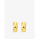 selfridges Thomas Sabo Small Chunky 18ct Yellow Gold-Plated 925 Sterling Silver Hoop Earrings- Buy online at McGrocer