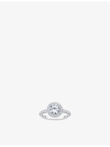 selfridges Thomas Sabo Halo Sterling Silver Cubic Zirconia Ring- Buy online at McGrocer
