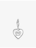 Thomas Sabo sterling silver heart charm You & Me engraved (British brand)