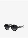 Moncler Rondosa round-frame acetate sunglasses - British product