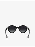 Moncler Rondosa round-frame acetate sunglasses - British product