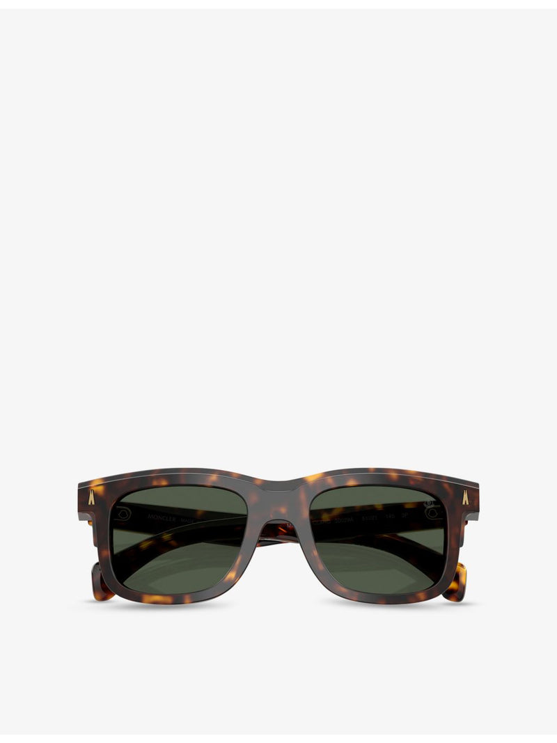 Moncler square-frame acetate sunglasses ME6004 Claro, UK version