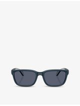 selfridges Moncler Slicka Rectangle-Frame Plastic Sunglasses- Buy online at McGrocer