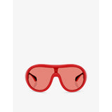 selfridges Moncler ME8004 Cloche Pilot-Frame Plastic Sunglasses- Buy online at McGrocer