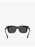 Moncler square-frame acetate sunglasses ME6004 Claro, UK version