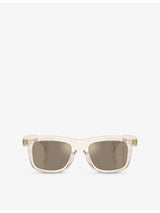 selfridges Moncler Claro Square-Frame Acetate Sunglasses- Buy online at McGrocer
