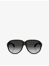 selfridges Moncler Halcyonne Pilot-Frame Injected Sunglasses- Buy online at McGrocer