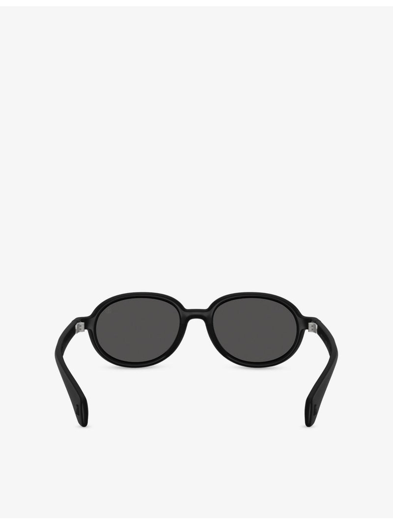 Moncler Caprice oval-frame injected sunglasses, imported from the UK