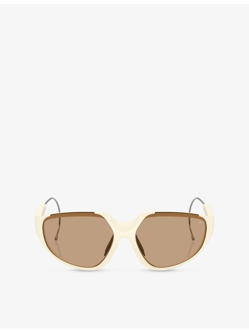Moncler Laszer oval-frame nylon sunglasses (British brand)