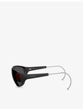 Moncler Laszer oval-frame nylon sunglasses (British brand)