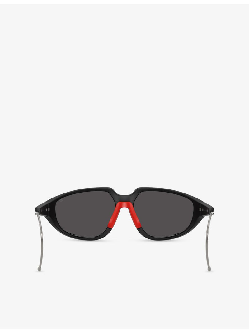 Moncler Laszer oval-frame nylon sunglasses (British brand)