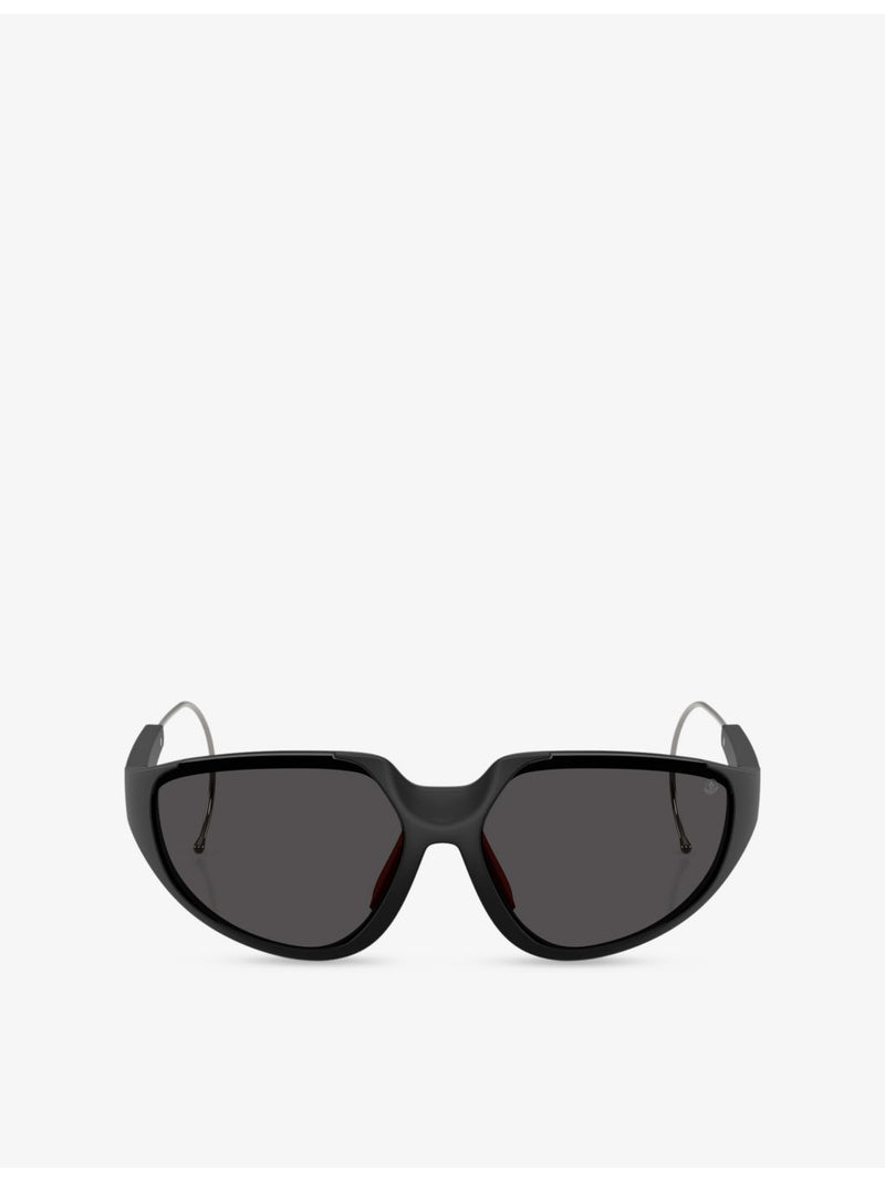 Moncler Laszer oval-frame nylon sunglasses (British brand)