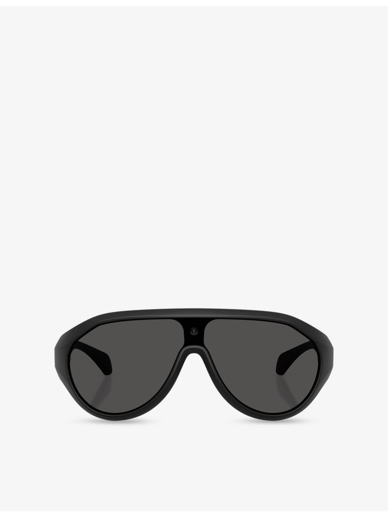 Moncler Bombolle oval-frame nylon sunglasses (British brand)