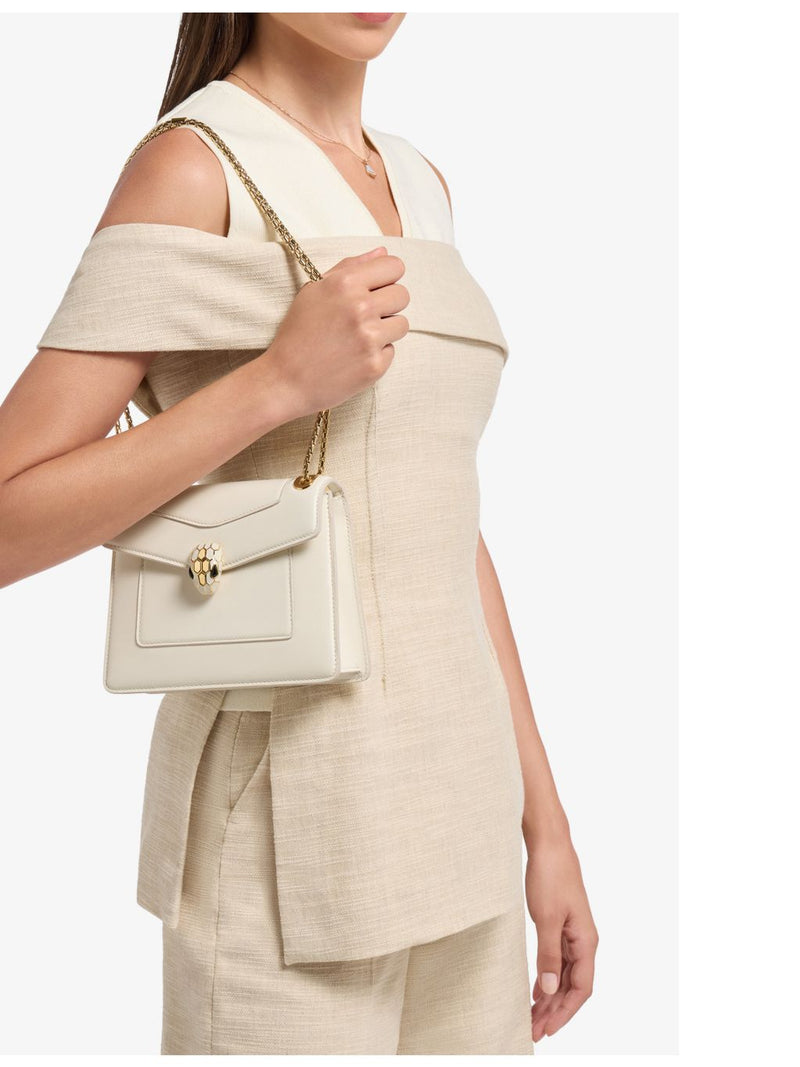 Bvlgari Serpenti Forever small leather shoulder bag, UK version