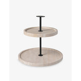 selfridges Villeroy & Boch Travertine Earthenware Cake Stand 24.5cm- Buy online at McGrocer