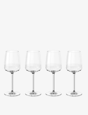 Villeroy & Boch Afina white wine glass set, imported from the UK