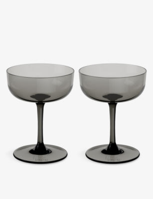 Villeroy & Boch Like Smoke champagne coupes set 12cm, UK version