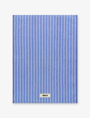 Tekla logo-patch cotton bath mat 70cm x 50cm (British brand)