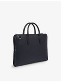 Smythson ultra-slim grained-leather briefcase, imported from the UK