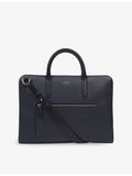 Smythson ultra-slim grained-leather briefcase, imported from the UK