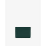 Smythson flat leather card holder in cross-grain - British product