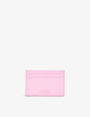 Smythson Flat Leather Card Holder 10.5cm x 7cm