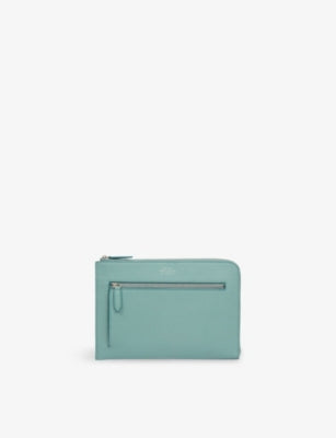 Smythson Ludlow Flat Leather Travel Organiser