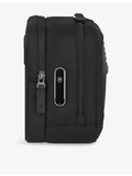 Victorinox Mythic woven wash bag, leather trim - British product