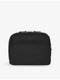 Victorinox Mythic woven wash bag, leather trim - British product