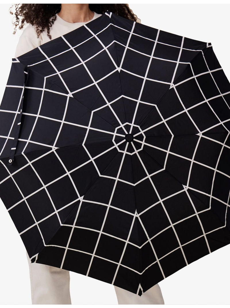 Duckhead compact grid-pattern umbrella 35cm (British brand)