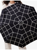 Duckhead compact grid-pattern umbrella 35cm (British brand)