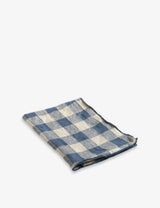 selfridges Maison de Vacances Check-Print Vintage Linen Napkin 43cm x 43cm- Buy online at McGrocer