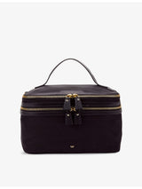 selfridges Anya Hindmarch Logo-Embossed Shell Cosmetics Case- Buy online at McGrocer